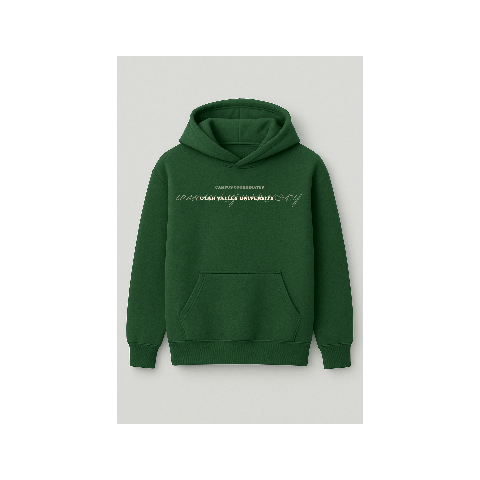 Green UVU Wolverines Hoodie